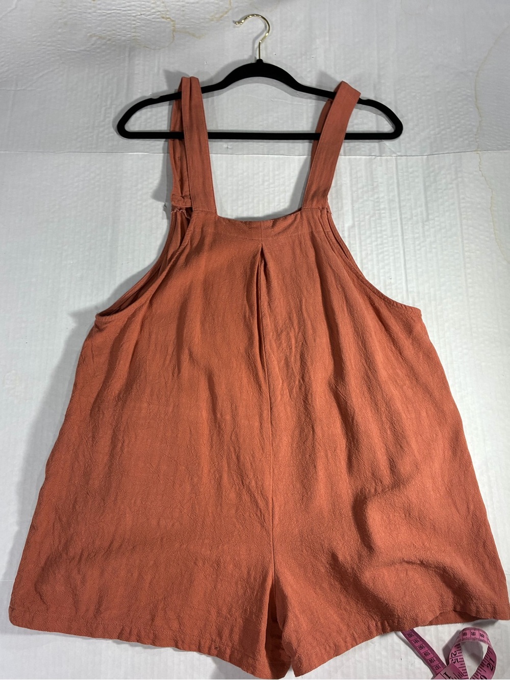 ANRABESS LINEN BLEND SHORTS OVERALLS - Picture 9 of 12